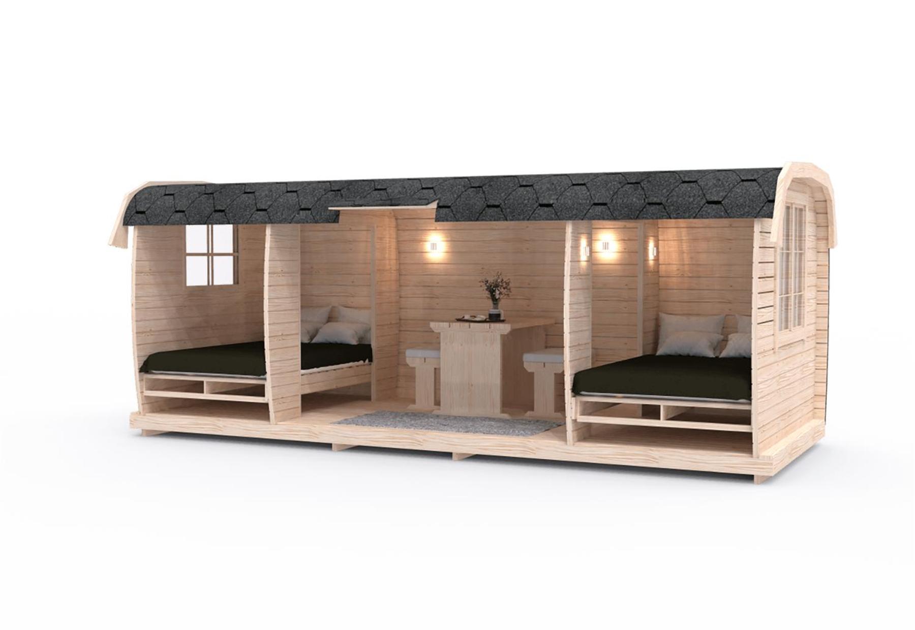 Naturcamping Lueneburger Heide - Chalets & Tiny Haeuser Soltau Eksteriør billede